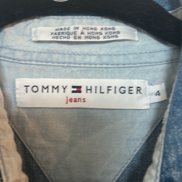 Vintage Tommy Hilfiger Jean Dress Size 4 - Picture 4 of 7